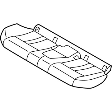 BMW 52-20-7-386-033 FOAM SECTION, SEAT