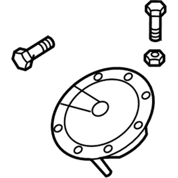 Hyundai 69510-2C000 Fuel Filler Door Assembly