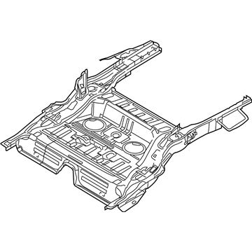 Ford 5F9Z-7411215-BB Floor Pan Assembly