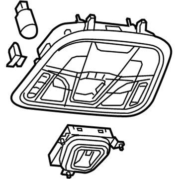 Mopar 1WK311X9AH Console-Overhead