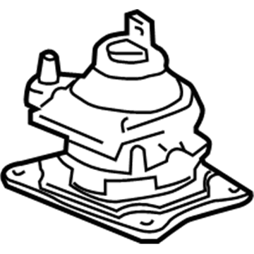 Acura 50810-SDA-A02 Rubber, Rear Engine Mounting (At)