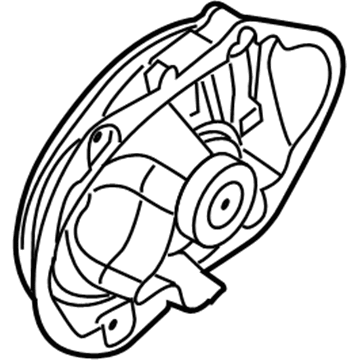 Mopar 5091042AE Speaker-Front