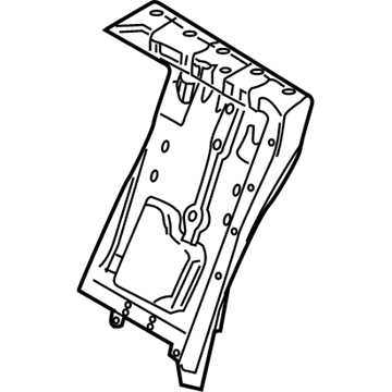 BMW 52-20-7-123-327 Backrest Frame, Left