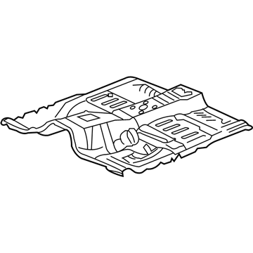 Mopar 55112549AA Pan-Floor