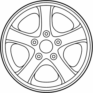 Hyundai 52910-3X250 16 Inch Wheel