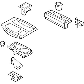 Nissan 96941-6GY0B Finisher-A/T Indicator, Console