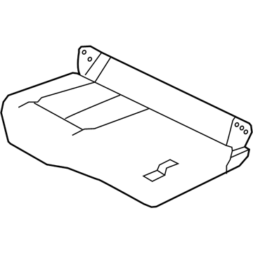 Nissan 88300-EZ47B Cushion Assy-Rear Seat, RH