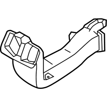 Hyundai 97020-3V100 Duct Assembly-Rear Ventilator No.2, LH