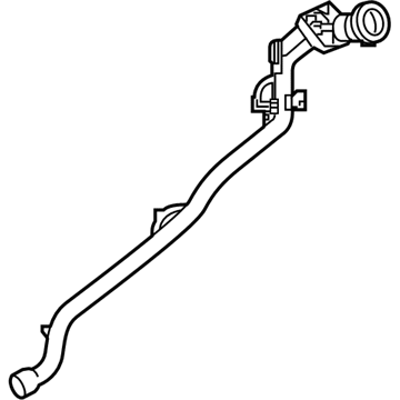 Infiniti 17221-5DC0B Tube Assy-Filler