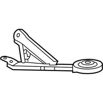 Lexus 51601-53010 Reinforce, Rear Suspension Member Lower Stopper, RH