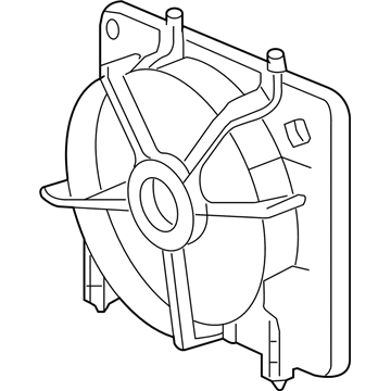 Honda 19015-RB0-004 Shroud