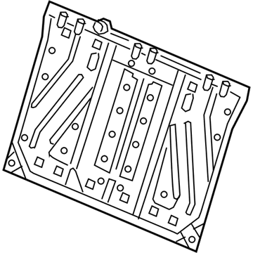 Honda 82126-T3V-A01 Frame, RR. Seat-Back