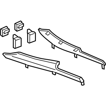 BMW 51-16-9-214-818 Set, Trim, Centre Console