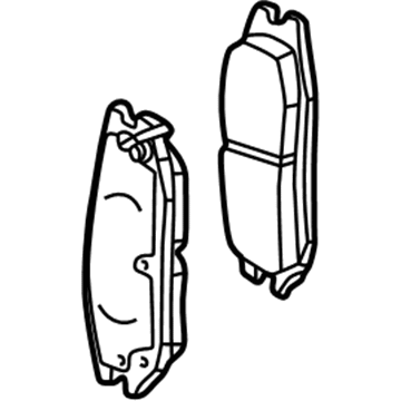 GM 19209340 Rear Pads