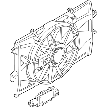 Ford DG1Z-8C607-K Fan Assembly