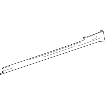 Hyundai 87761-25200 Moulding Assembly-Side Sill Rear, LH