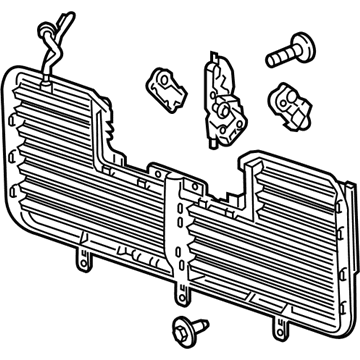 GM 84363184 Radiator Shutter Assembly