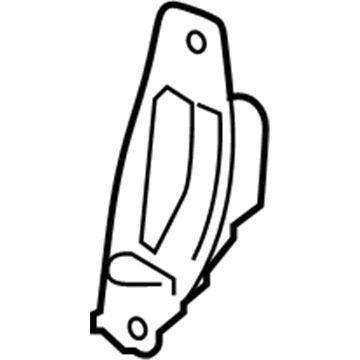 Nissan 82606-EZ10A Rear Outside Door Handle Assembly, Right