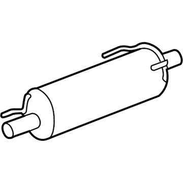 Mopar 52121604AB MUFFLER-Exhaust