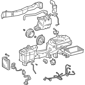 Lexus 87030-50030 Blower Assy, Air Conditioner