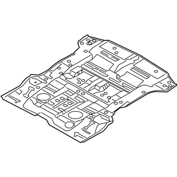 Hyundai 65520-3J310 Panel-Rear Floor