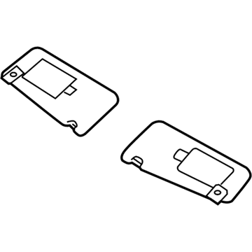 Kia 85220S9000GYT Sunvisor Assembly Right