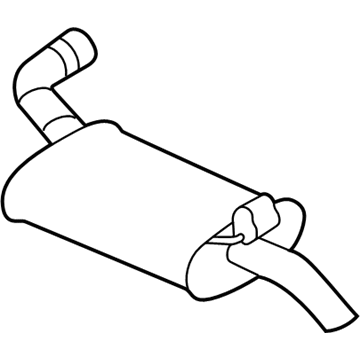 Mopar 4581367AQ Resonator-Exhaust