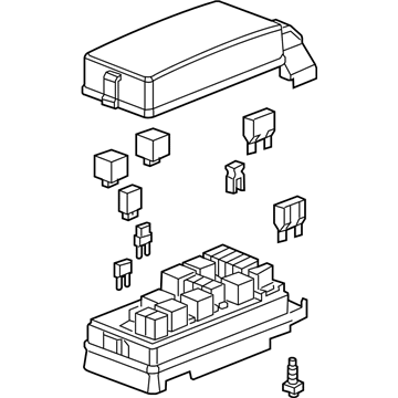 GM 20819327 Block Asm-Body Wiring Harness Junction