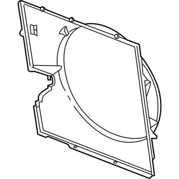 BMW 17-10-1-439-107 Fan Shroud