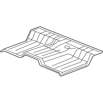 Mopar 55275553AD Panel-Rear Floor Pan