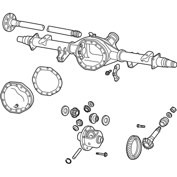 Mopar 5086970AC Axle-Service Rear