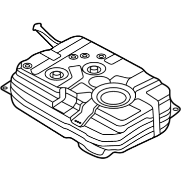 BMW 16-11-9-470-815 METAL FUEL TANK