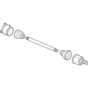 Infiniti 39601-5NA0A Shaft Assy-Rear Drive, LH