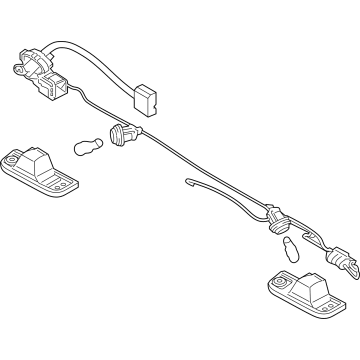 Hyundai 92501-S1010 Lamp Assembly-License Plate