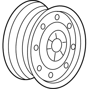 Honda 42700-SCV-A40 Disk, Wheel (16X6 1/2Jj) (Topy)