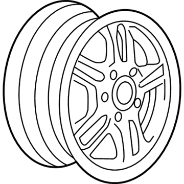 Honda 42700-SCV-A51 Disk, Aluminum Wheel (16X6 1/2Jj)