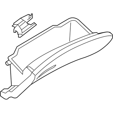 Infiniti 68500-4GF1A Box Assy-Glove