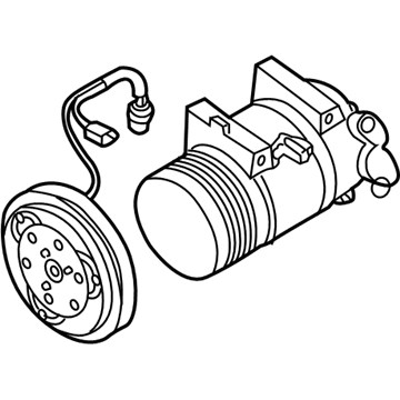 Infiniti 92600-1LA5A Compressor Assy-Cooler