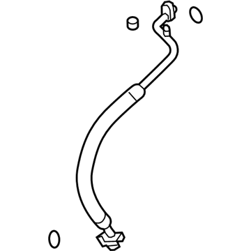 Nissan 92480-6JR0A Hose-Flexible, Low