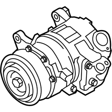 BMW 64-52-9-223-694 Air Conditioning Compressor With Magnetic Coupling