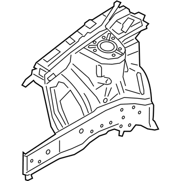 Hyundai 64502-K9000 Panel Assembly-FNDR Apron, RH