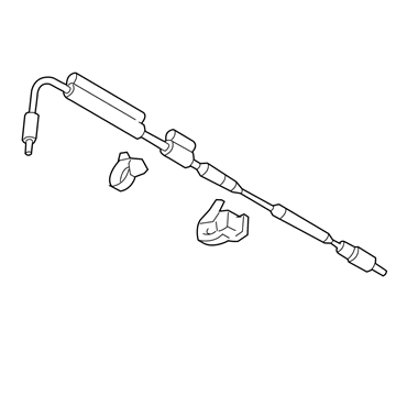 Honda 39159-S9V-A21 Feeder Assembly, Glass Antenna Sub