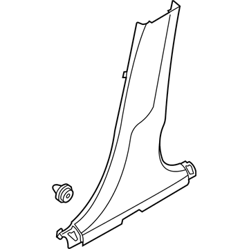 Kia 85845K0000WK Trim Assembly-Ctr Pillar