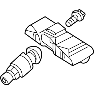 BMW 36-14-6-792-830 Screw-In Valve, Rdc