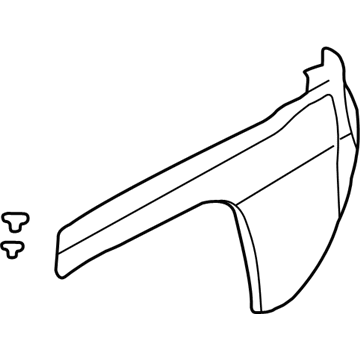 GM 89046255 Wheel Opening Molding