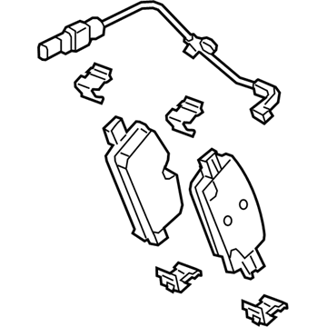 GM 84474063 Rear Pads