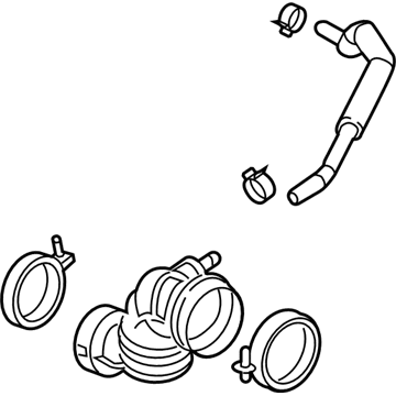 Hyundai 28140-H9250 Hose Assembly-Air Intake