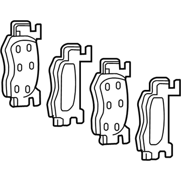 Mopar 5139899AA Front Disc Brake Pad Kit