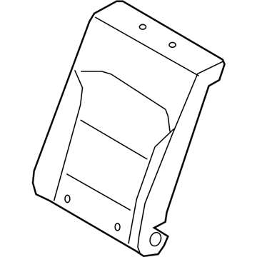 Hyundai 89360-F3000-XFN Rear Left-Hand Seat Back Covering