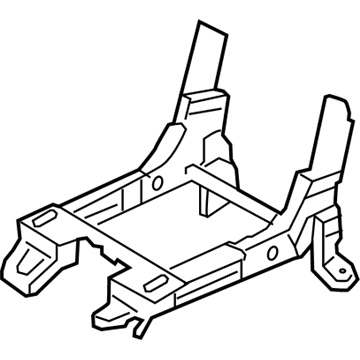 Nissan 87771-9FS2A Frame Assembly - Front Seat Cushion, Center